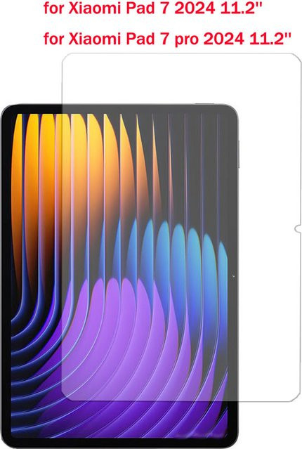 Xiaomi Glas-Displayschutzfolie für Xiaomi Pad 7 11,2 Zoll 2024, transparent, kratzfest mit 9H-Härte - Bild 1