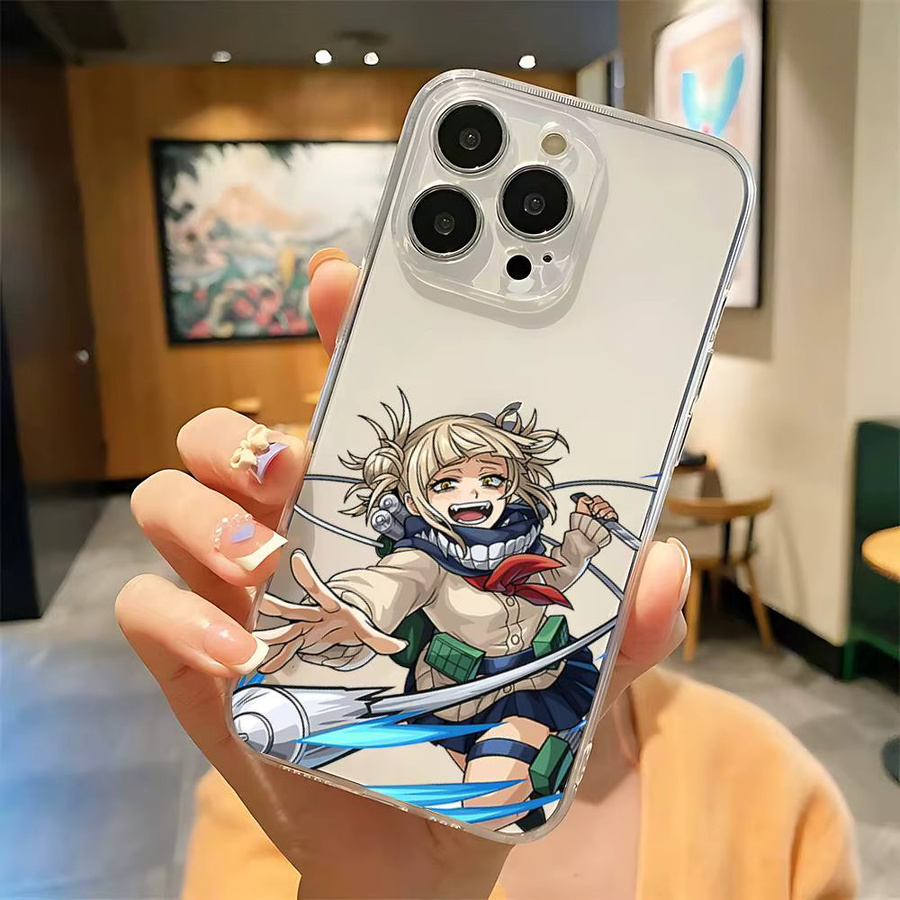 H-Himiko T-Toga Transparente Handyhülle für iPhone 11 bis iPhone 17 Pro Max Weiche Schutzhülle - Bild 4