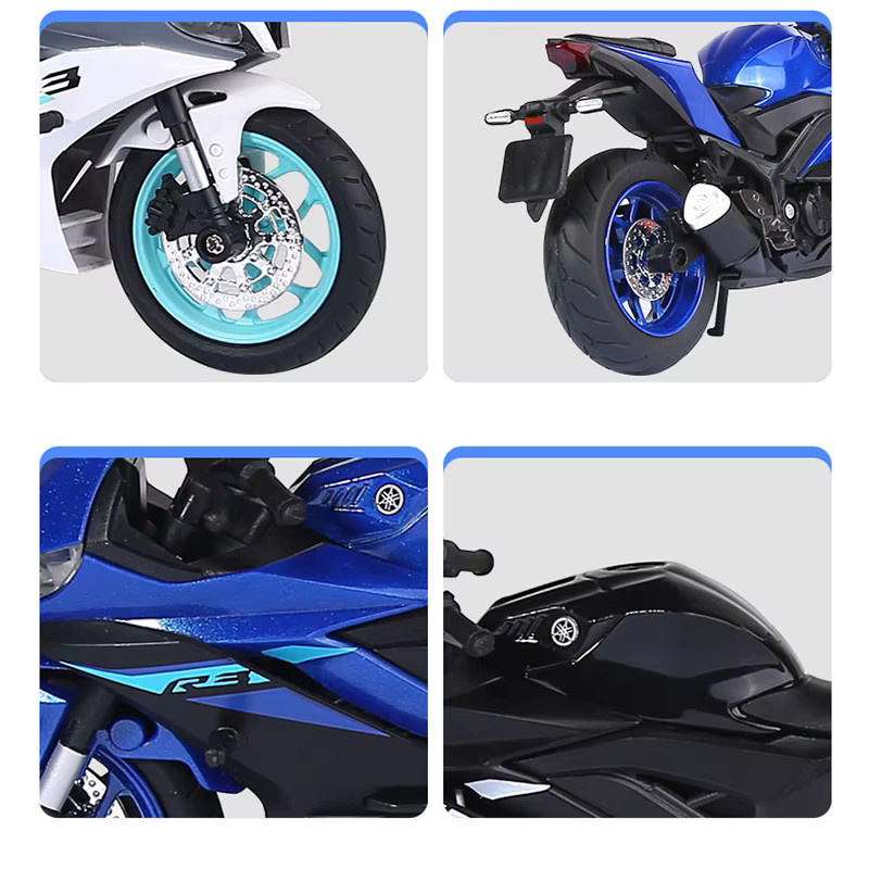 Maisto Yamaha YZF-R3, Motorrad Modell, 1:12, Metall, mit Licht und Sound - Bild 2