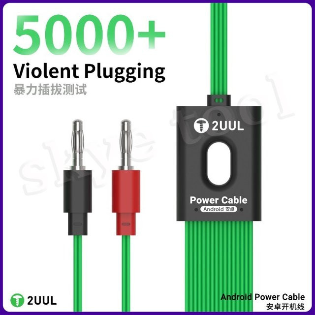 2UUL PW04 Android Power Boot Kabel 19-in-1 flexibles Silikon-Reparaturkabel zur Motherboard-Aktivierung für Xiaomi und Samsung in Multicolour - Bild 1