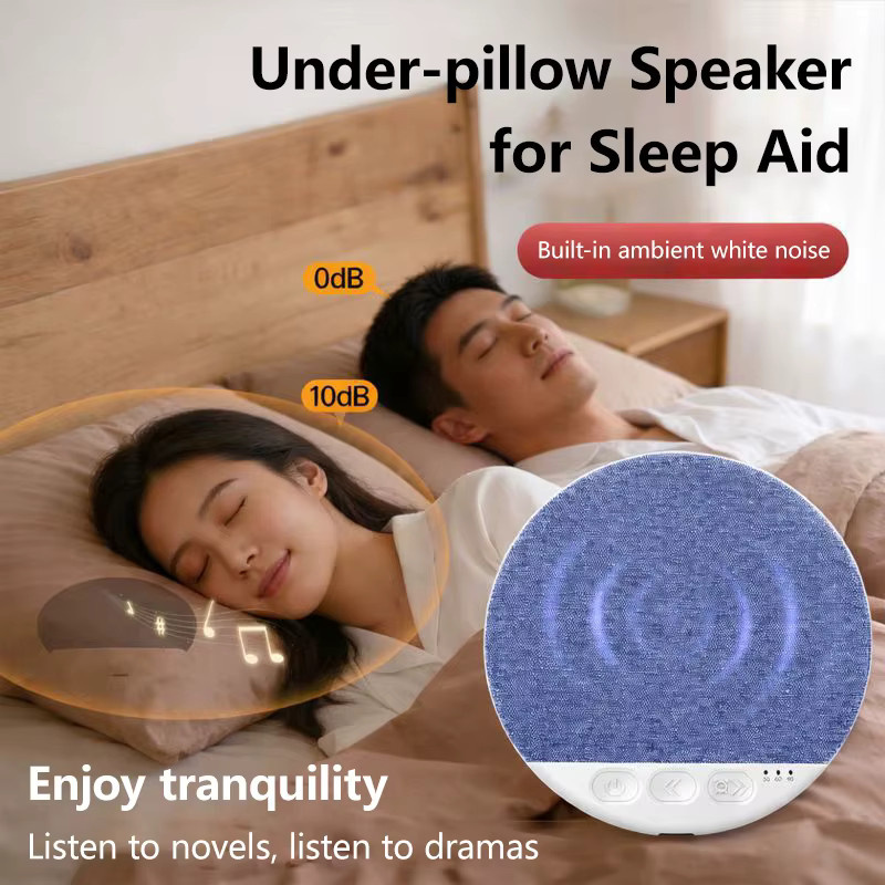 Lenovo Schlaf-Bluetooth-Lautsprecher Mini mit Naturgeräuschen und Weißem Rauschen, kabelloser MP3-Musikplayer mit Zeitschaltuhr, Weiß - Bild 4