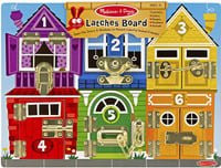 Melissa & Doug Motoriktafel Schlösser Geschicklichkeitsspiel in Bunt/Mehrfarbig - Bild 1