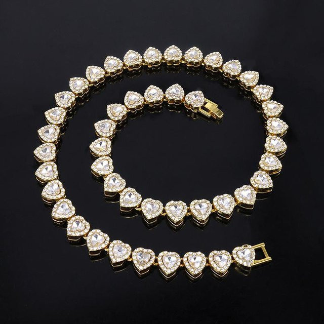 Lucky Star Jewelry Halskette Edelstahl, Gold, Diamant, Zirkonia, Damen - Bild 1