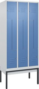 C+P Z-Spind Classic PLUS Spind mit 6 Fächern, Gestell mit Zylinderschloss, B/T/H: 212 x 90 x 50 cm - Bild 1