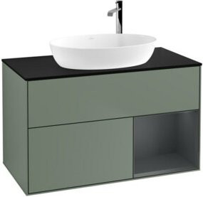 V&B Waschtischunterschrank Finion 100 in Lackausführung, B/T/H: 100 x 50,1 x 50,1 cm - Bild 1