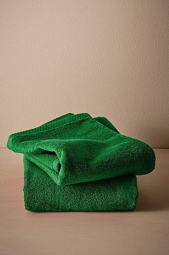 Jotex DARCY Handtuch 2er-Pack Grün aus Baumwolle B/H: 50 x 70 cm - Bild 1
