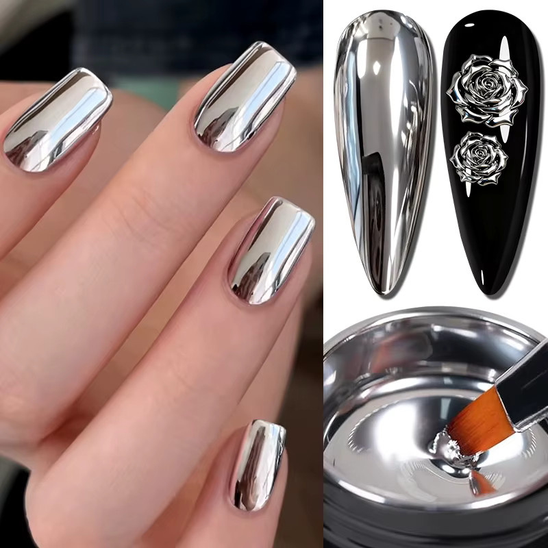 AWStorG Nagellack, Silver Metallic, 5 ml - Bild 4