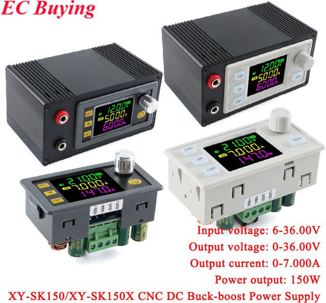 EC Buying SK150 SK150X CNC Buck Boost DC Einstellbarer Spannungsregler Netzteil Konstantspannungsstrom Solarlademodul 7A 150W - Bild 1