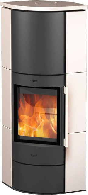 Kaminofen FIREPLACE Adelaide aus Keramik in Schwarz und Grau mit 6 kW Leistung, B/T/H: 143,0 x 70,4 x 44,2 cm - Bild 1