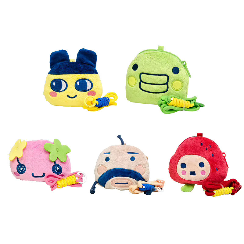 Bandai Tamagotchi Plüschtier, Großer Mund Harumi, Kopfhörertasche, Hängende Verzierung, Gefüllte Puppe - Bild 3