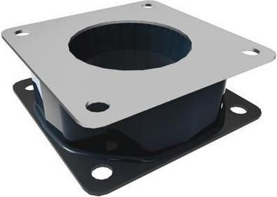 RAM Mounts Stoßdämpfer in Grau mit 75x75 mm VESA-Lochraster (RAM-SHOCK-75U) - Bild 1