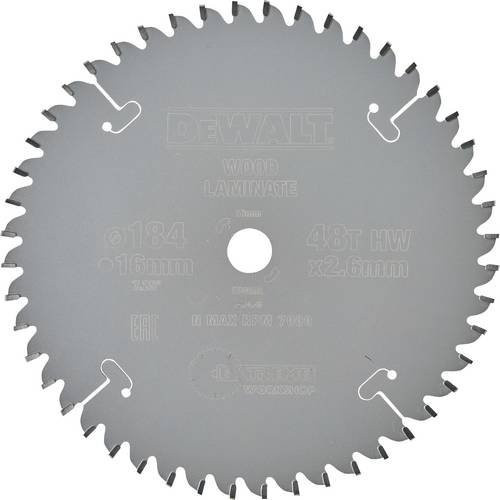 DeWalt DT4092-QZ Kreissägeblatt, Silber, Durchmesser: 184 mm - Bild 1