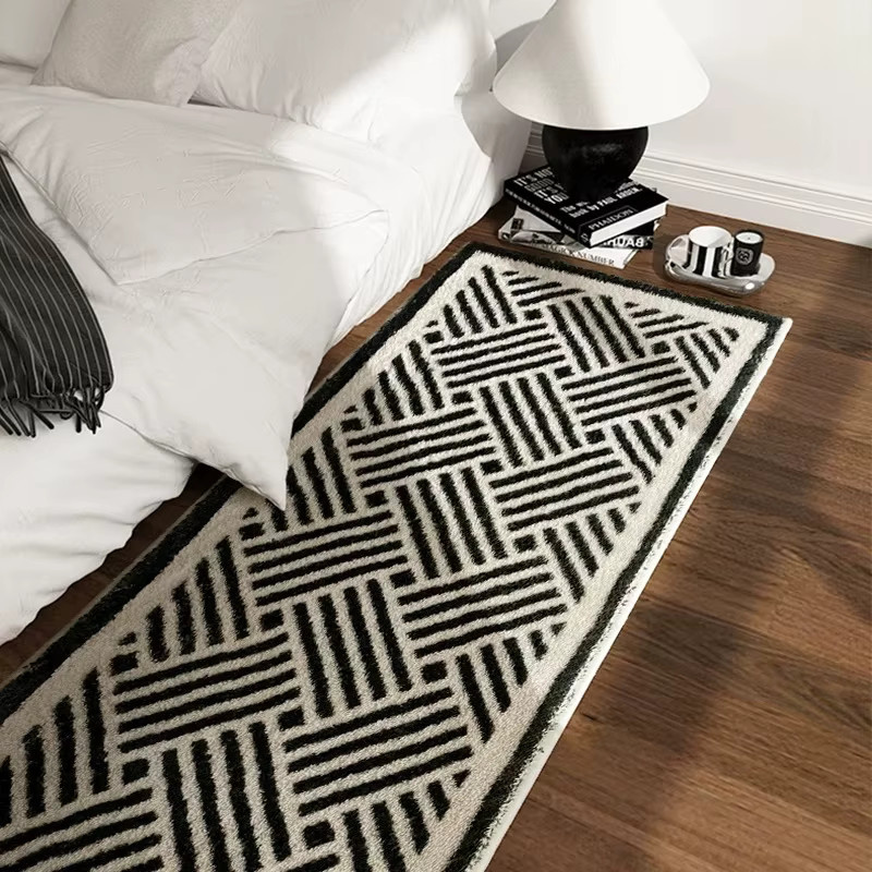 VIKAMA Moderner Teppich aus Kunstkaschmir in Multicolour, minimalistisches Design für Wohnzimmer und Schlafzimmer, Rechteckig, Breite: 120 cm, Tiefe: 40 cm, Höhe: 40 cm - Bild 1