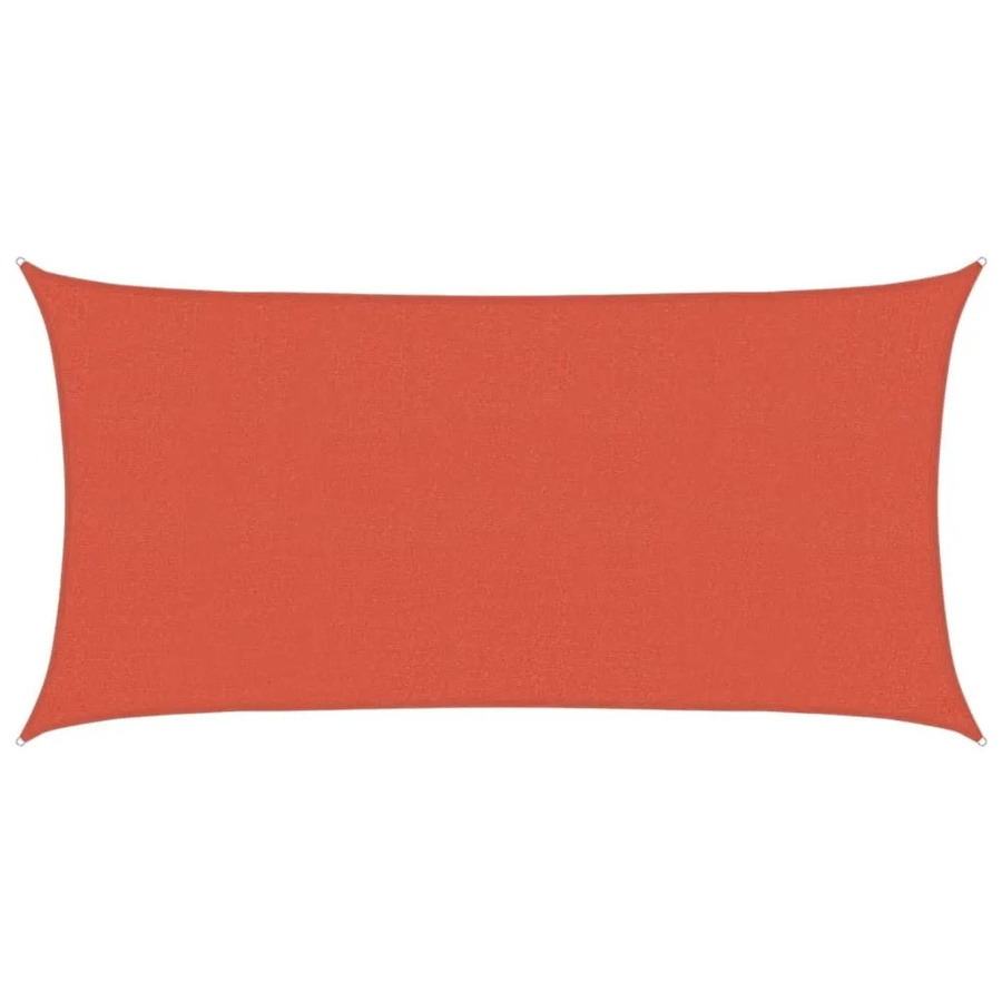 Furnicato Sonnensegel aus HDPE in Terrakottarot, B x B: 2 x 4 m - Bild 2