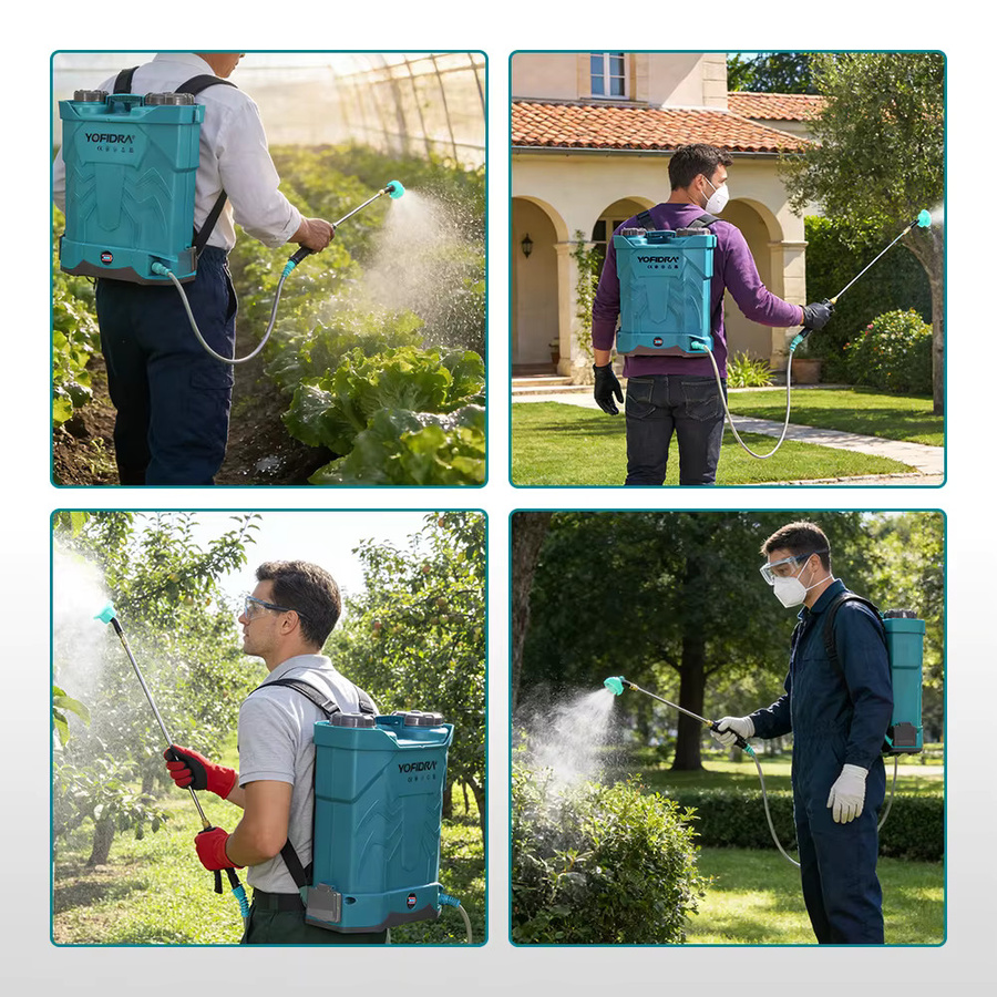 YOFIDRA Elektrischer Rucksacksprüher mit 20 l Kapazität für Garten und Rasen, kompatibel mit Makita LXT Akkus - Bild 6