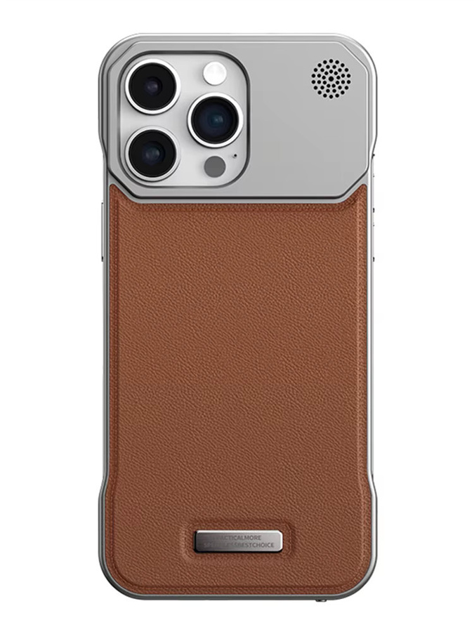 RPKKS Magnetische Lederhülle für iPhone 16 15 14 13 12 11 Pro Max mit MagSafe und Aromatherapie-Funktion in Braun - Bild 6