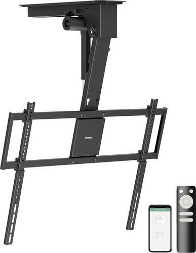 SpeaKa Professional TV-Deckenhalterung SP-TVCM-560, Schwarz, Neigbar und Höhenverstellbar, für Fernseher von 109,2 cm (43 Zoll) bis 218,4 cm (86 Zoll) - Bild 1