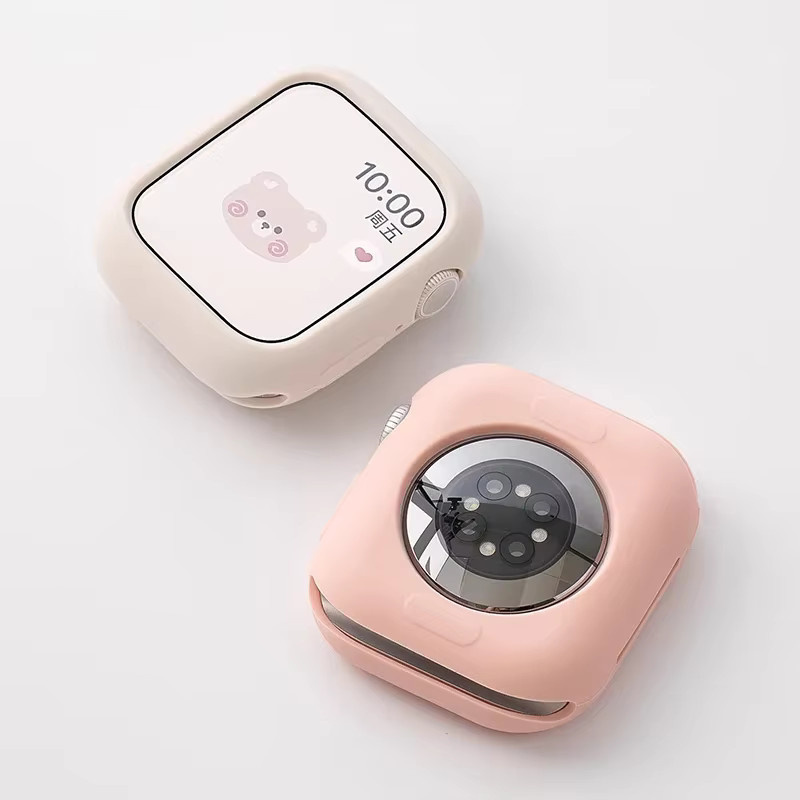 Apple Silikonhülle für Apple Watch, grau, Unisex - Bild 3
