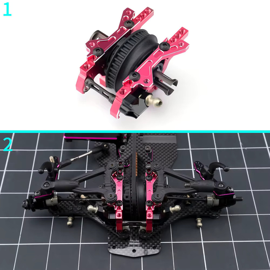 AXSPEED Lenkbecherarm Getriebeabdeckung Karosseriepfosten, Metall, Zubehör - Bild 3