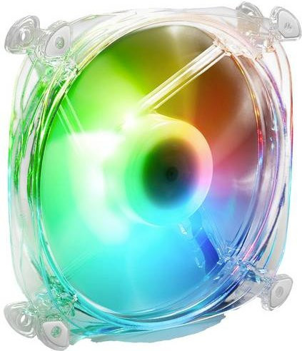 Sharkoon Shark Disc RGB Gehäuselüfter Transparent Multicolour - Bild 1