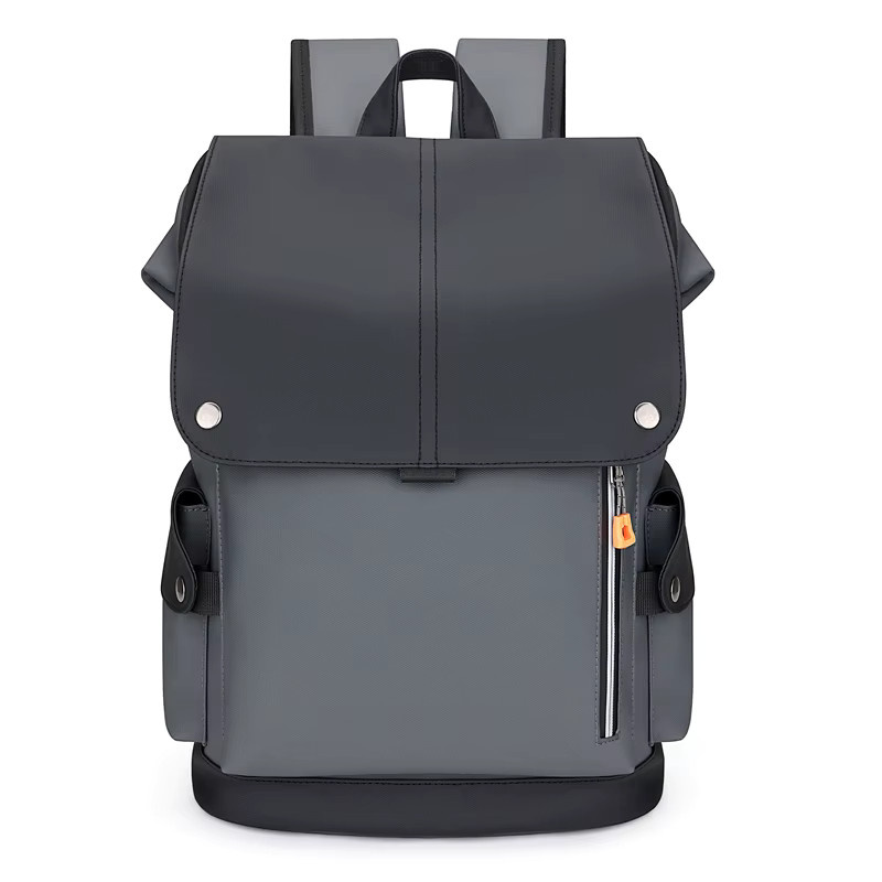 DIDA BEAR Urban Man Rucksack für Herren mit USB-C Anschluss, wasserdichter Business Laptop-Rucksack in Schwarz und Grau - Bild 3