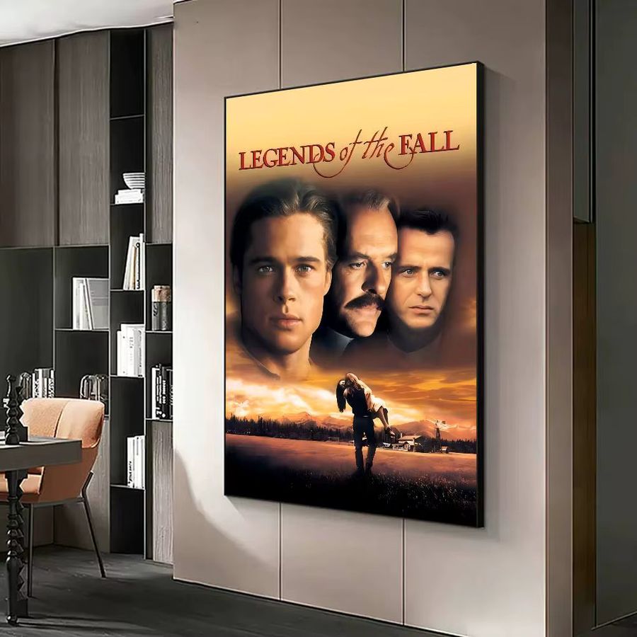 Filmlegenden des Herbstes (1994) Seiden-DIY-Klebeposter in Weiß für nordische Heimdekoration - Bild 4
