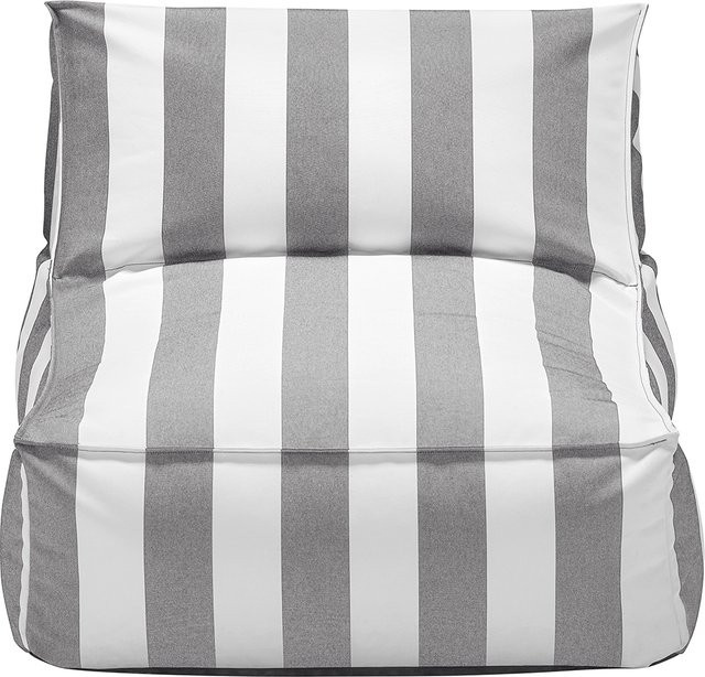 Blomus Lounger Chair STAY in Elephant Skin und Lily White mit inklusivem Kissen - Bild 1