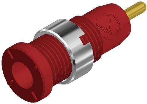 Hirschmann Test & Measurement MSEB 2630 S 1,9 Au Sicherheits-Laborbuchse, vertikaler Einbau, Farbe: Rot, Stift-Ø: 2 mm - Bild 1