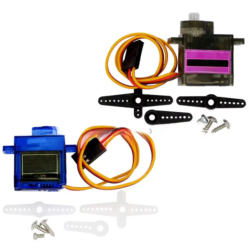 DNIGEF Servos 9g SG90 MG90S für RC Flugzeuge und Modellbau in Blau - Bild 3