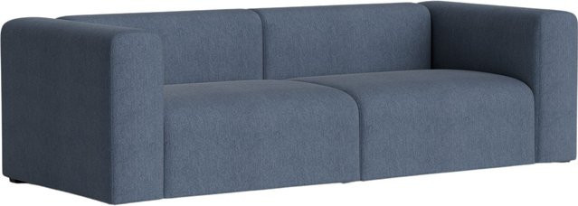 HAY Mags 2,5-Sitzer Sofa Kombination mit Stoffbezug und Armlehnen in minimalistischem Design - Bild 1