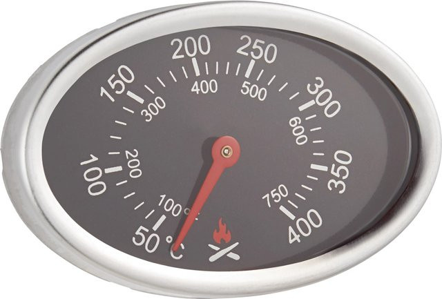 Jamestown Thermometer für Kombistation Dean aus Edelstahl in Silber - Bild 1
