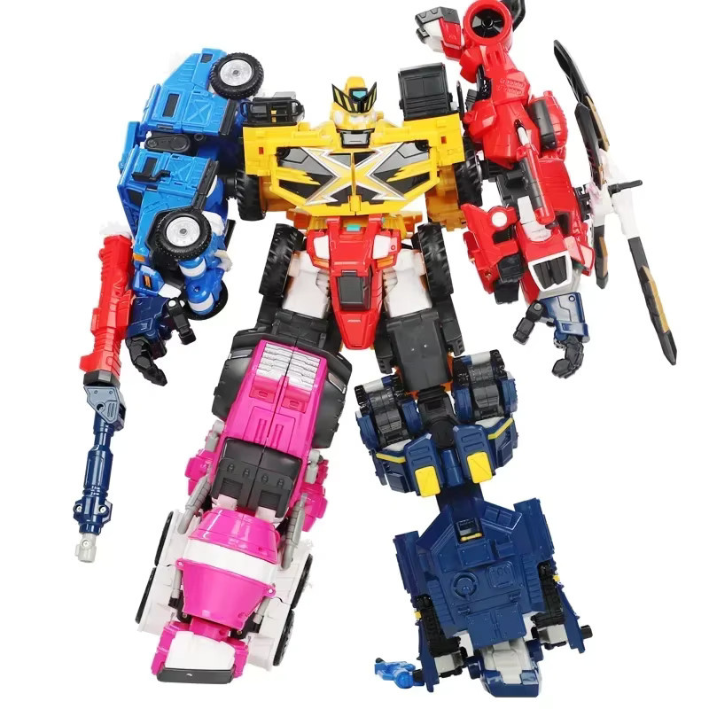 Mini Force Penta X Ranger 5-in-1-Transformationsroboter Bot Pentatron, Actionfigur - Bild 2