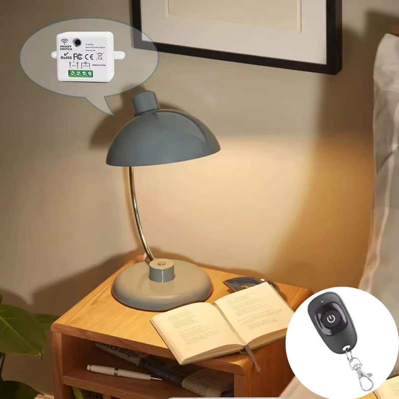 Kebidumei Universeller drahtloser Fernbedienungsschalter 433MHz mit 10A Relais Mini-Empfänger für LED-Lampen 220V - Bild 3