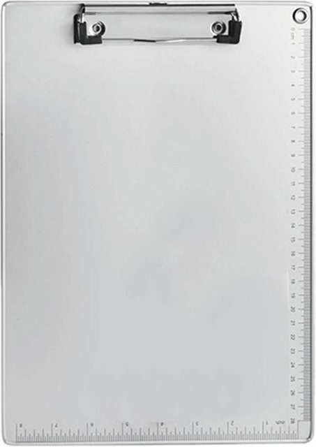 A4 Aktenordner Klemmbrett aus Aluminiumlegierung und MDF in Silber von Yiran Furniture - Bild 1