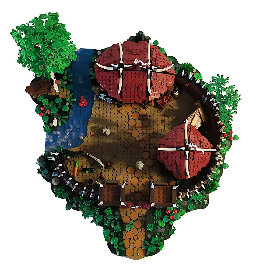 GOBRICKS MOC Fantasy Orc Camp, Bausteine, Fantasy - Bild 3