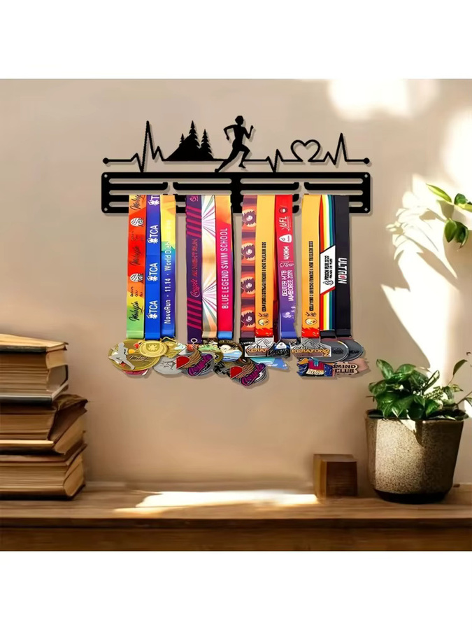 CIFBUY Moderne Aluminium-Wandkunst als Hut- und Kleiderhalter aus Metall für dein Wohnzimmer - Bild 4