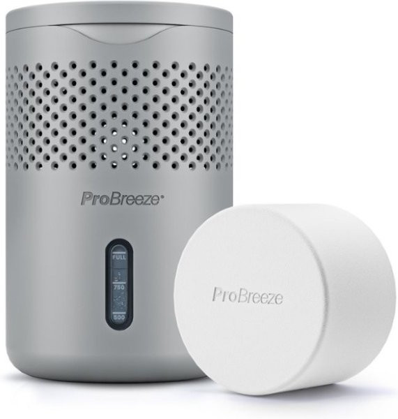 Pro Breeze Feuchtigkeitsabsorber Grau mit nachfüllbarer Tablette, 1,3 l - Bild 1