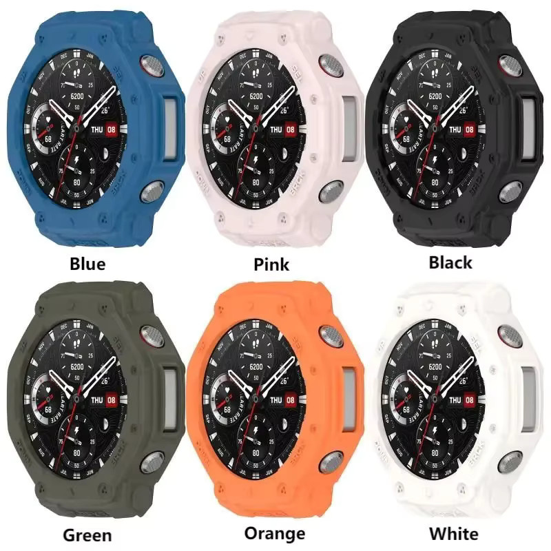 Amazfit Schutzhülle Silikon, Schwarz, Amazfit T-Rex 3 - Bild 2
