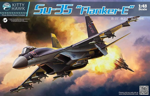 Kitty Hawk Suchoi Su-35 - Flanker E, Modellfahrzeug, 1:48, ab 14 Jahren - Bild 1