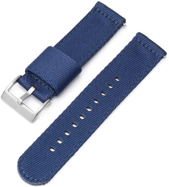 Nylonarmband Blancpain x Swatch, gestreift, Edelstahl-Schnalle, 20 mm, 22 mm, Unisex - Bild 1