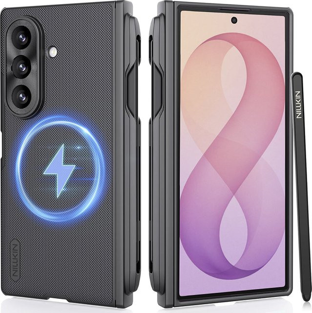 Nillkin Super Frosted Shield MagSafe-Hülle für Samsung Galaxy Z Fold8 Ultra F976 mit Stifthalter, Schwarz - Bild 1