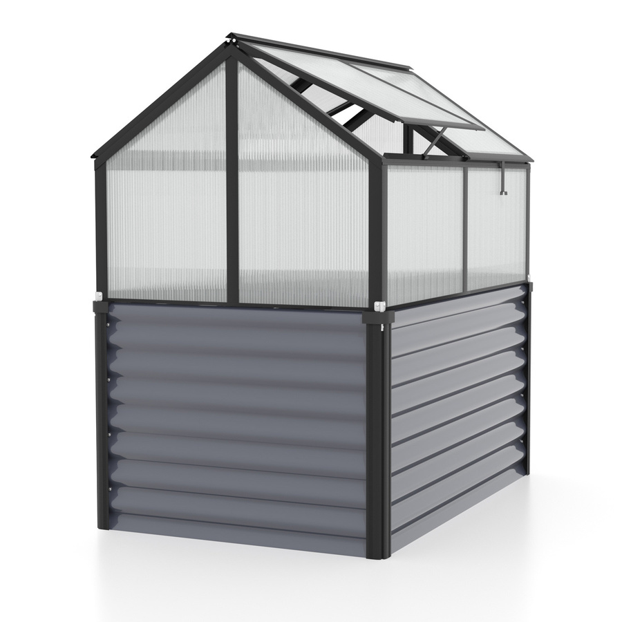 Vitavia Hochbeet Gamma mit Unterbau, schwarz, B: 89 cm, T: 127 cm, H: 135 cm - Bild 3