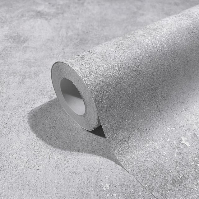 Marburg Vliestapete Betonoptik in Grau Anthrazit Metallic mit Struktur und FSC-Zertifizierung - Bild 1