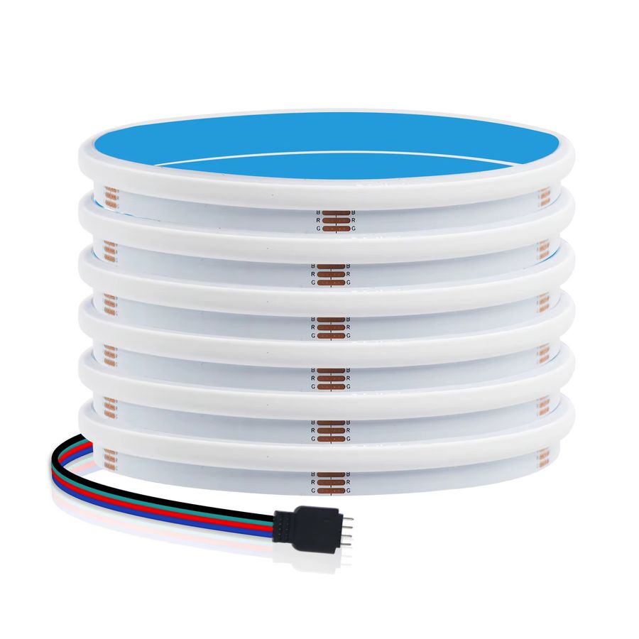 HEGEHE RGB-COB-LED-Streifen mit seitlicher Beleuchtung, DC 24 V, 840 LEDs/m, hohe Helligkeit, IP20, flexible Banddiode für Deine Heimdekoration - Bild 5
