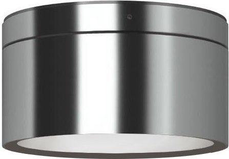 Top Light Puk! 120 One Avantgarde LED-Deckenleuchte in Chrom matt und Glas mattiert mit warmweißem Licht (2700K) - Bild 1
