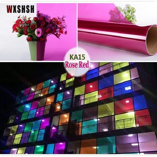 WXSHSH Selbstklebende Fensterfolie mit Anti-UV-Schutz und Explosionsschutz für Dekoration und Sichtschutz - Bild 1
