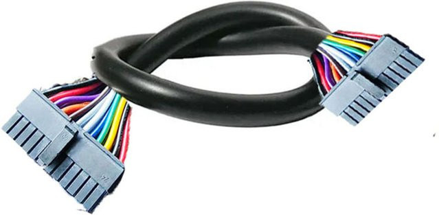 Micro-Fit 3.0 Kabelbaugruppe 24-polig 20AWG Schwarz 1m - Bild 1