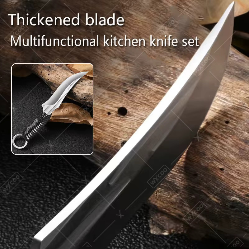 WXCOO Handgeschmiedetes Metzger-Ausbeinmesser als multifunktionales Fleischmesser für Rindfleisch und Grill - Bild 4