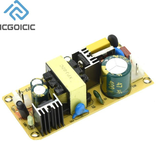ICGOICIC Schaltnetzteilmodul Bare Circuit AC-DC 220V zu 12V 3A / 24V 1,5A 36W Platine in Multicolour - Bild 1