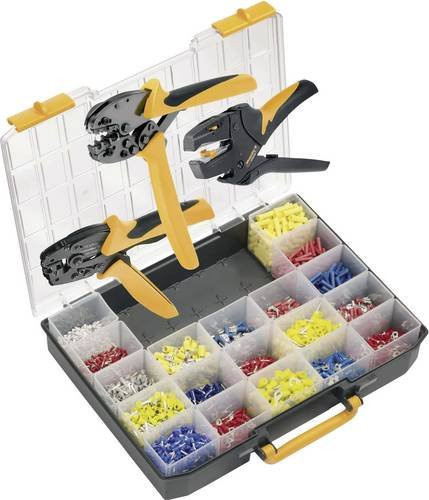 Weidmüller Crimpset PZ / CTI 9202610000 Crimpzangen-Set für Aderendhülsen und isolierte Verbinder 14 bis 60mm² inklusive Abisolierzange in Multicolor - Bild 1